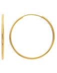 Endless Sleeper Hoops | 14K Gold