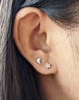 Moon + Star Studs