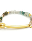 Hidden Message Bracelet |  Unstoppable/Chiltonite/Gold