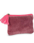 Tassel Velvet Pouch