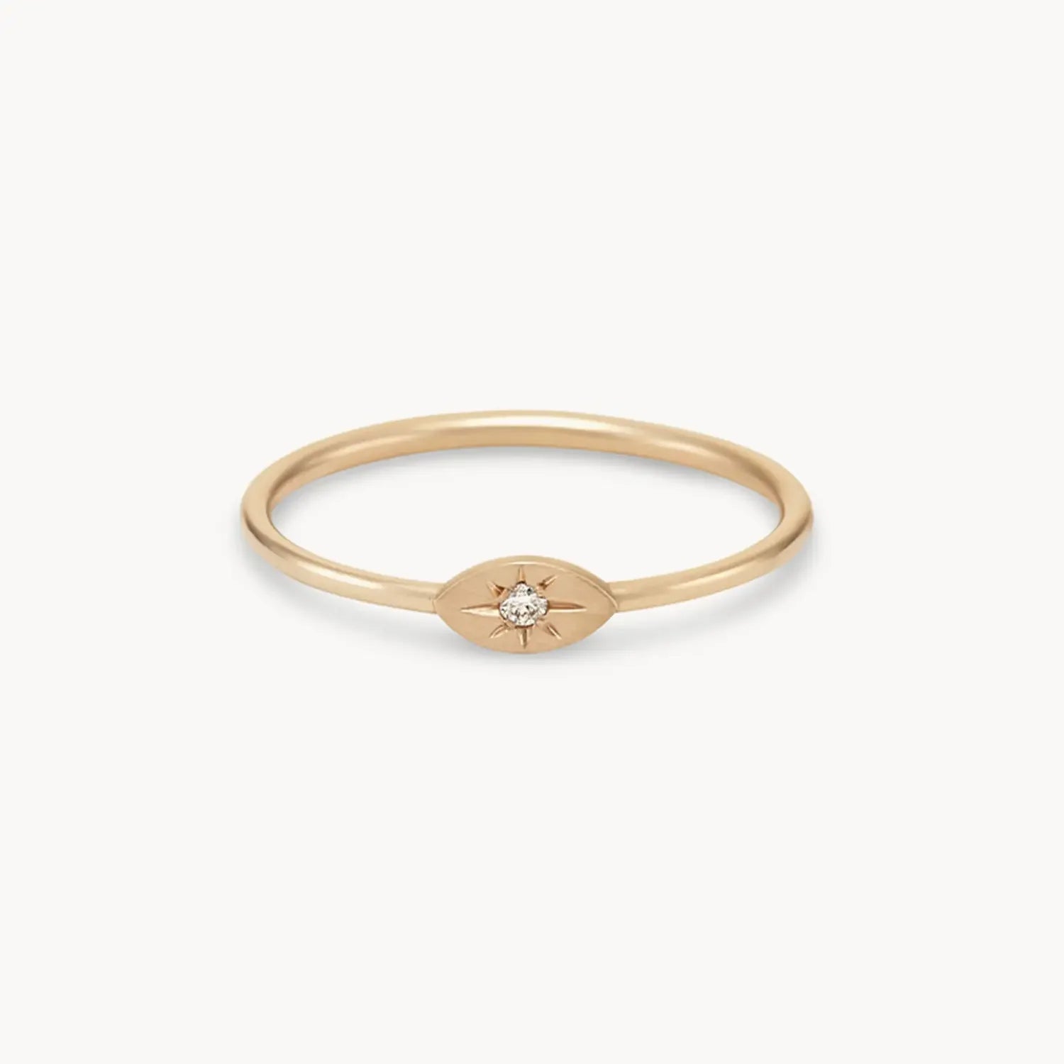 14k Visionary Eye Ring
