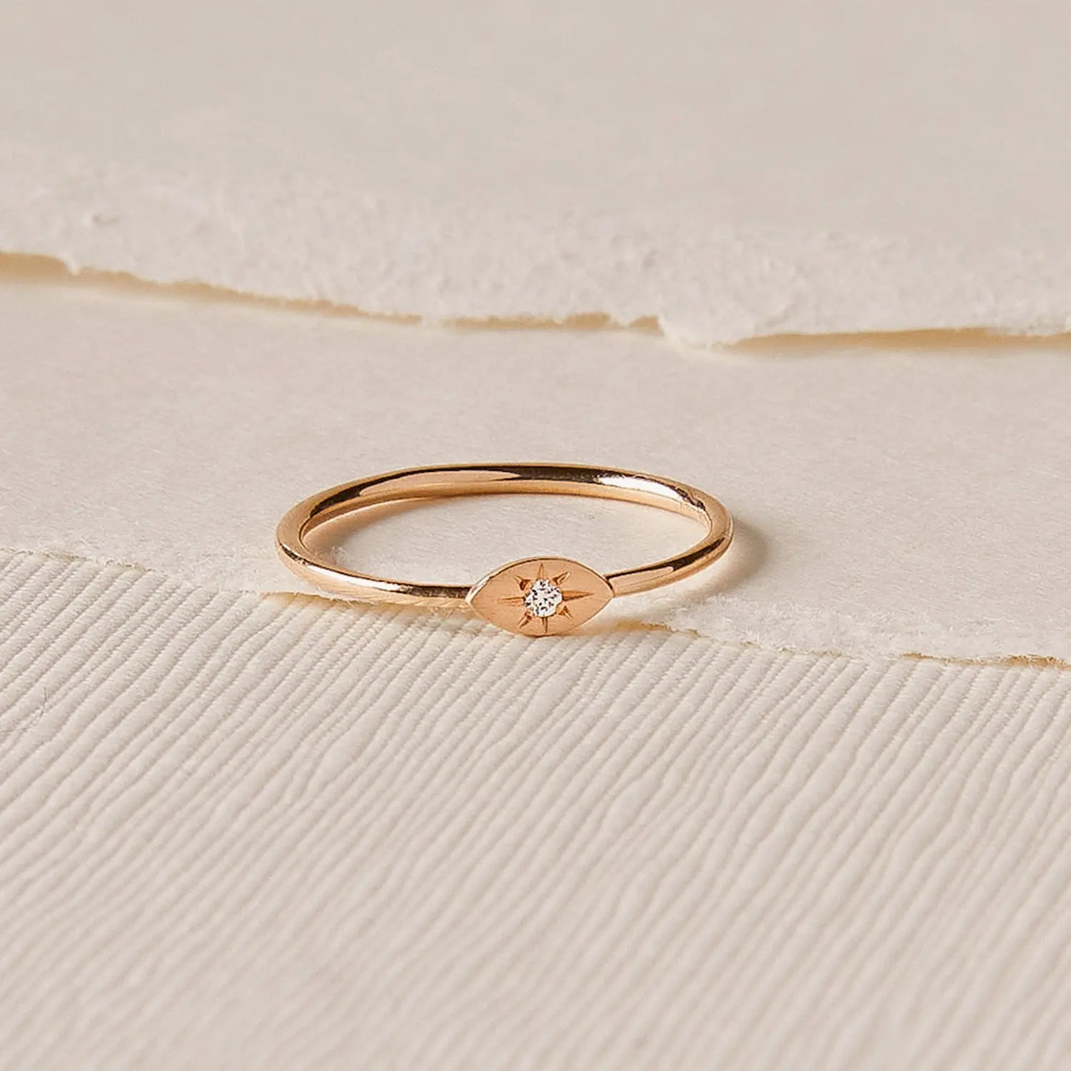 14k Visionary Eye Ring