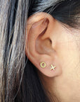 X + O Studs | Sterling Silver