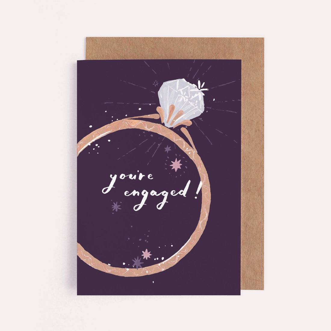 Engagement Ring Congratulations - Greeting Card