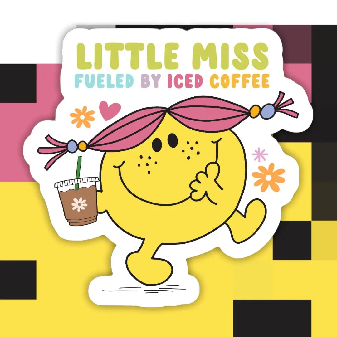 Little Miss Iced Coffee Sticker