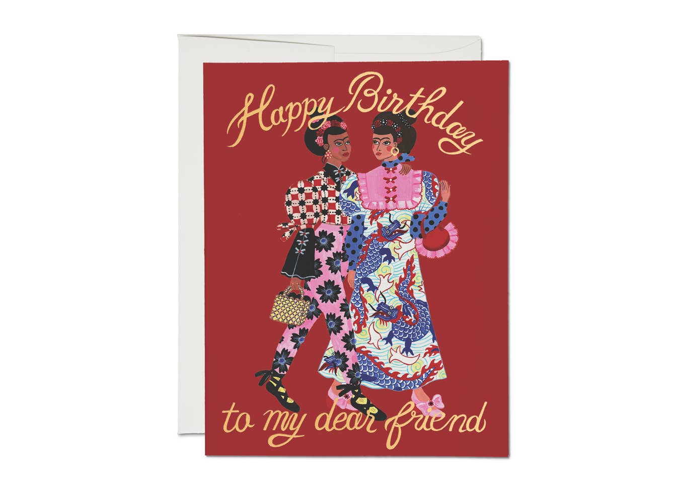 Fashion Friends Birthday - Greeting Card