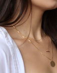 Dotted Necklace: Gold