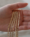 10k Braided Herringbone Bracelet