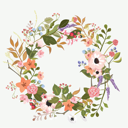 Birthday Wreath - Pop Up Greeting Card