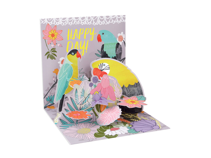 Tropical Birds | Pop-Up Card