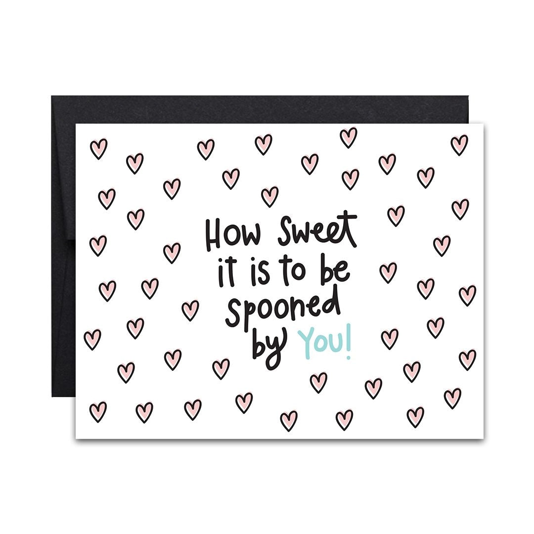 Spooned By You - Greeting Card