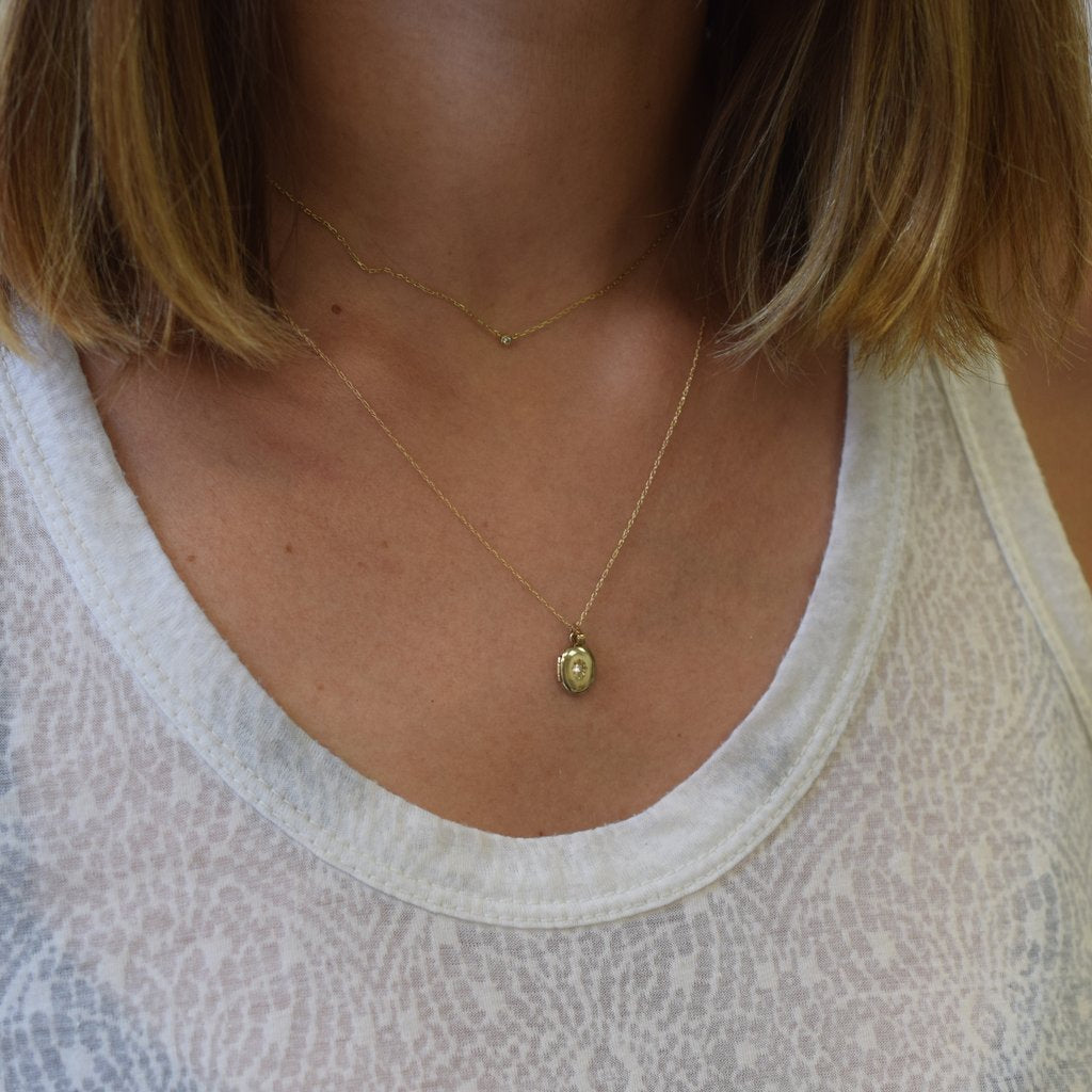 14K Gold Close To My Heart Locket | LA KAISER | JV Studios Boutique