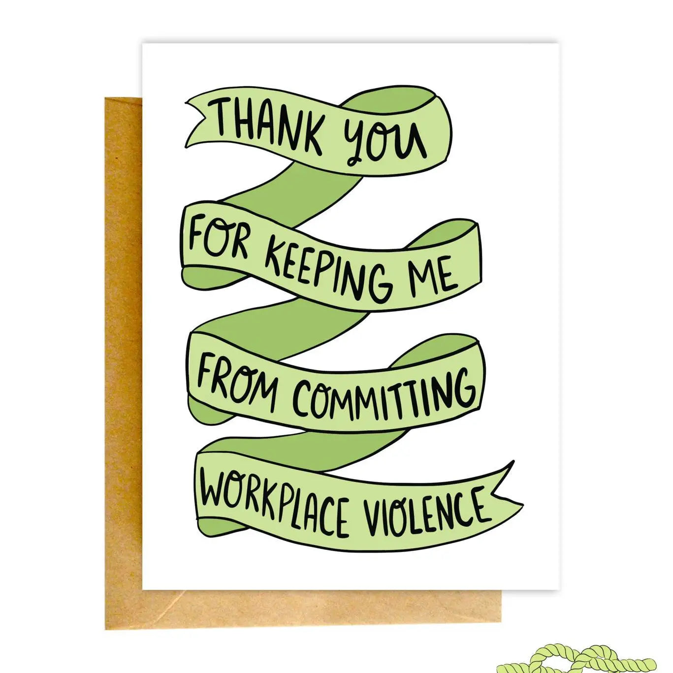 Workplace Violence - Greeting Card