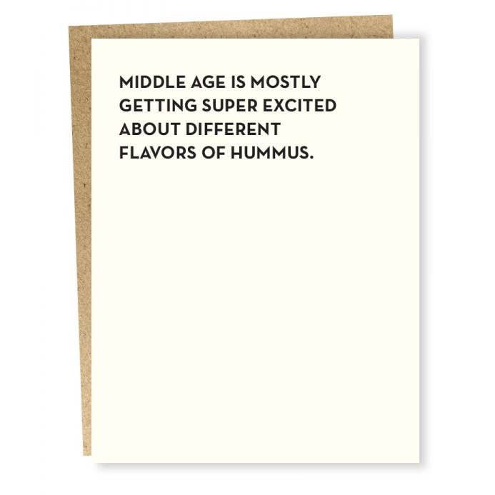Hummus - Greeting Card