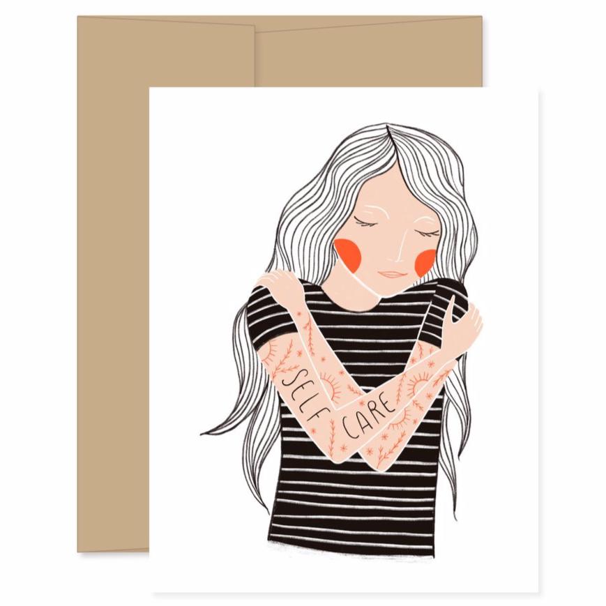 Self Care - Greeting Card