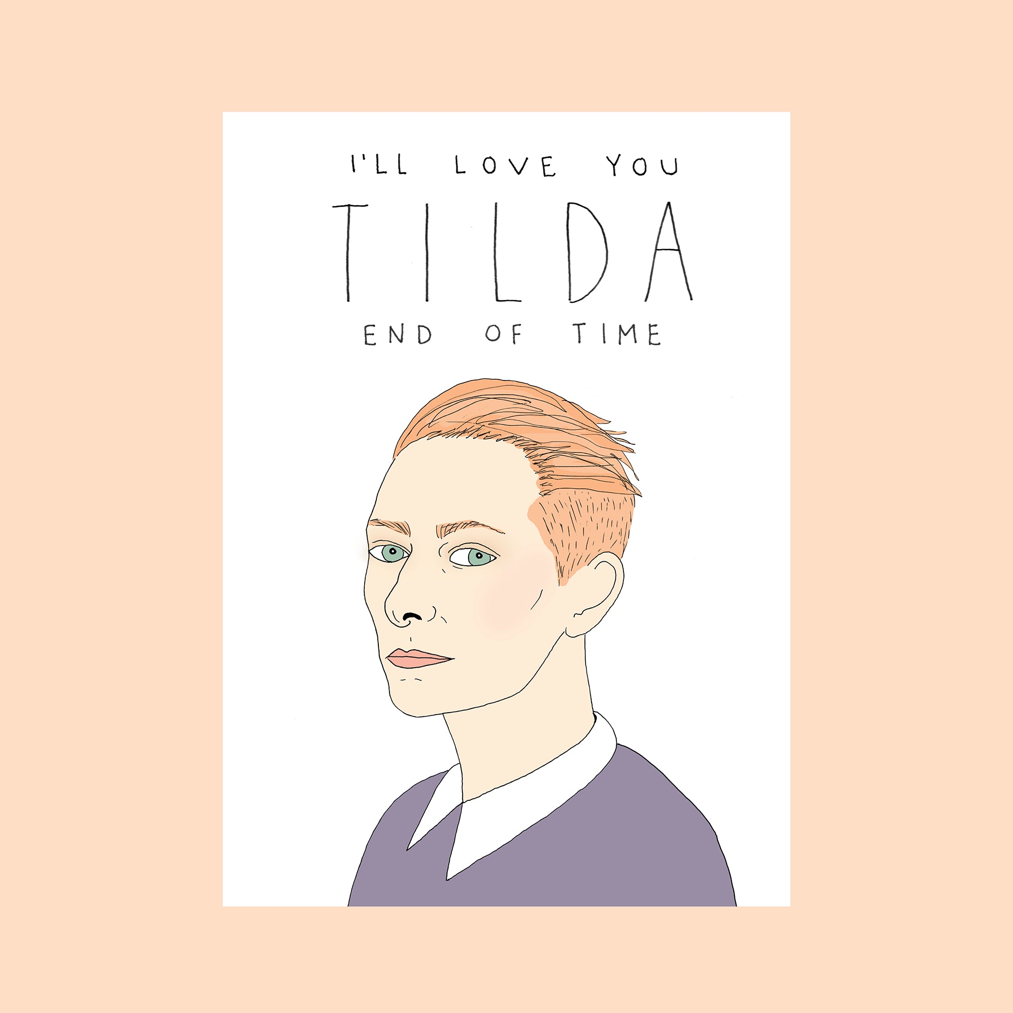 Tilda End of Time Greeting Card