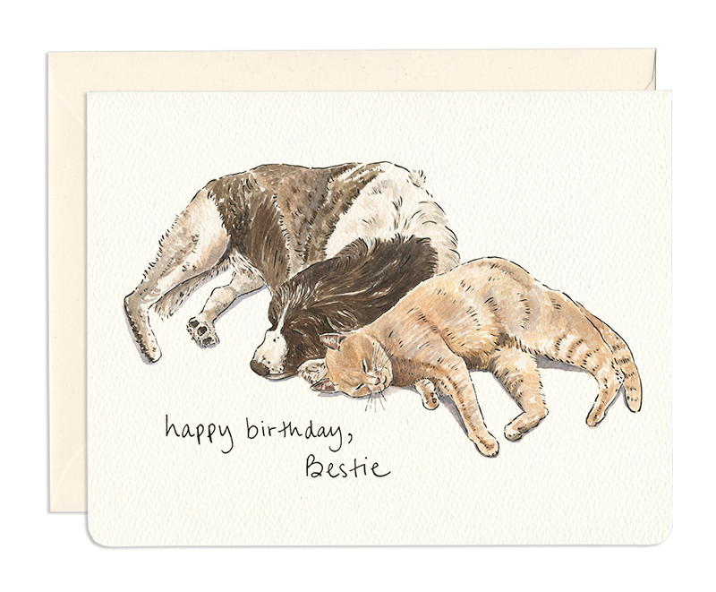 Bestie Birthday - Greeting Card