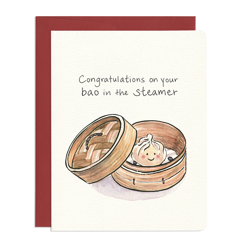 Baby Bao - Greeting Card
