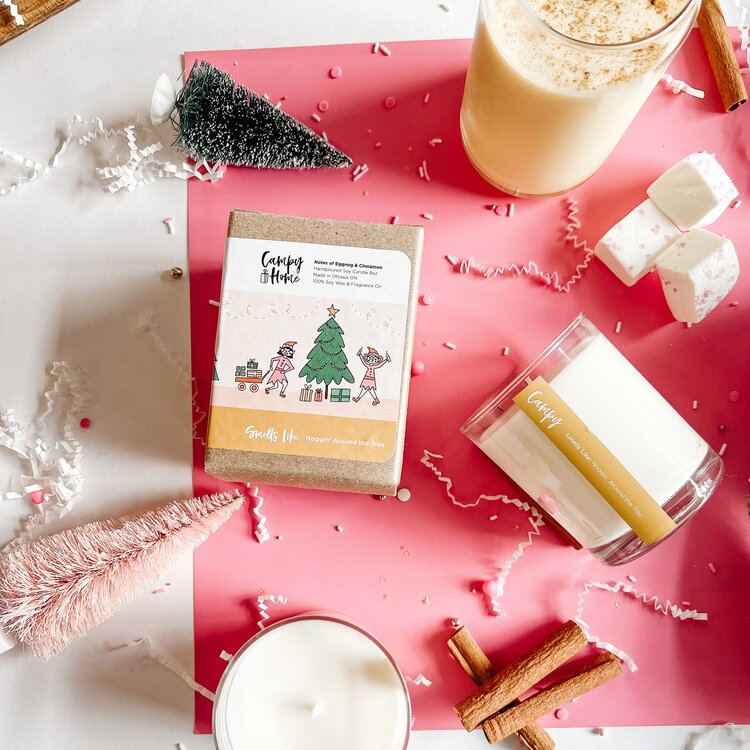 Campy Home | Soy Candle: Smells like Noggin&#39; Around the Tree