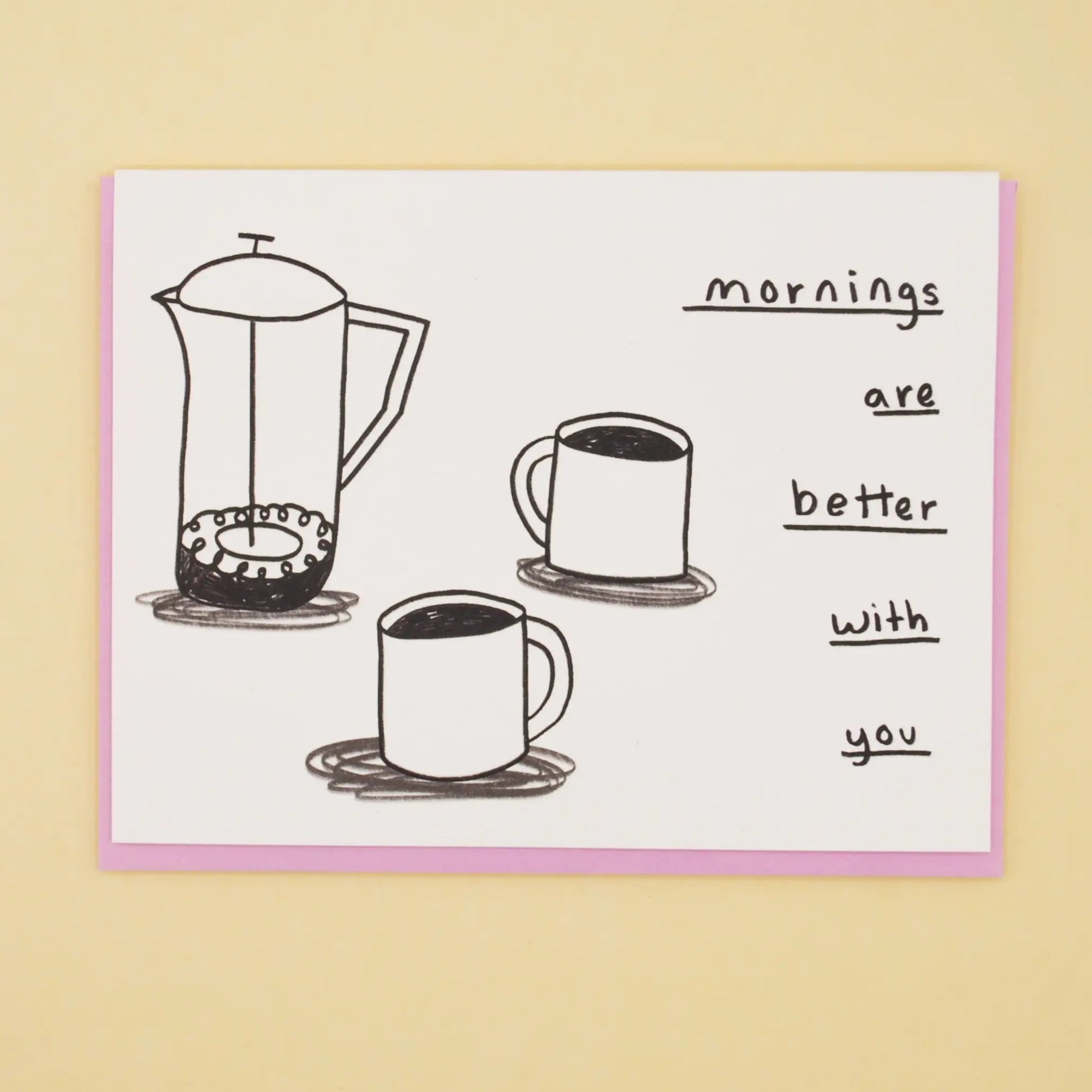 Coffee Cups | Greeting Card