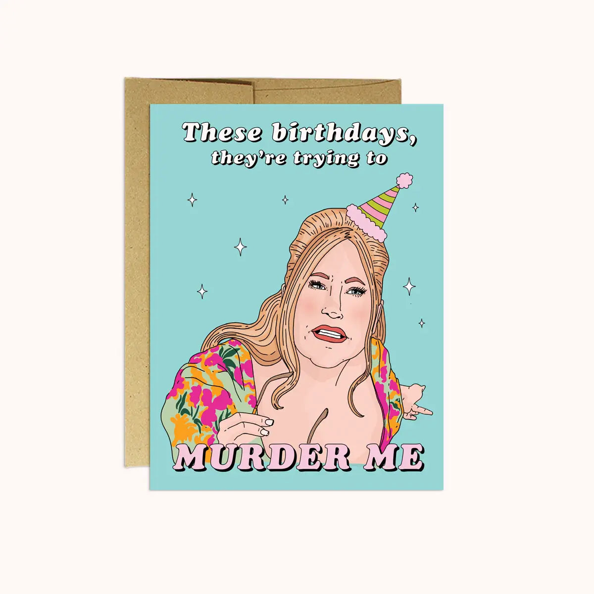 Murder Me - Greeting Card