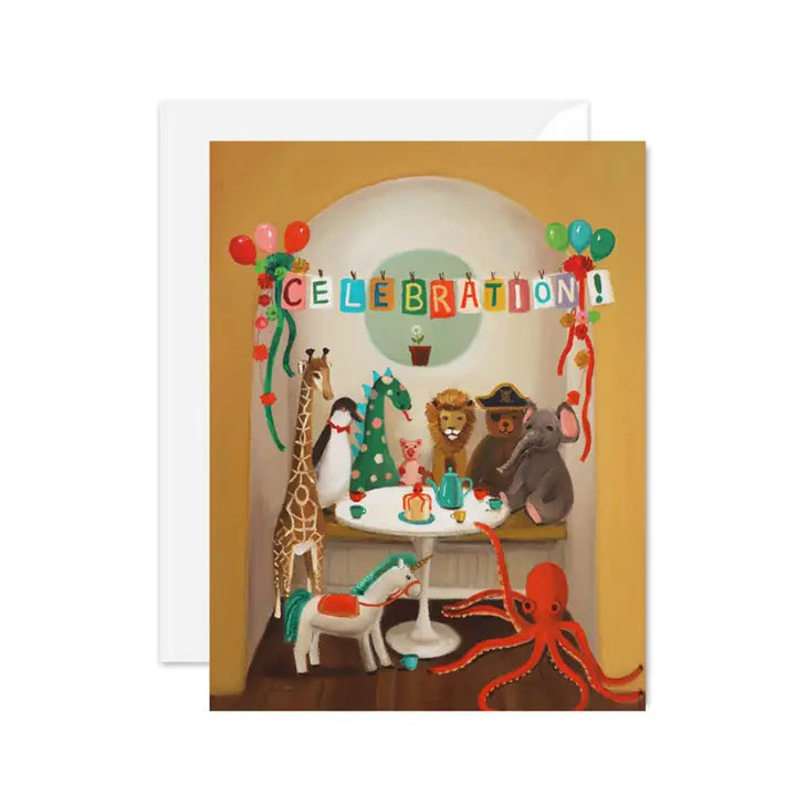 Tea Party Birthday - Greeting Card