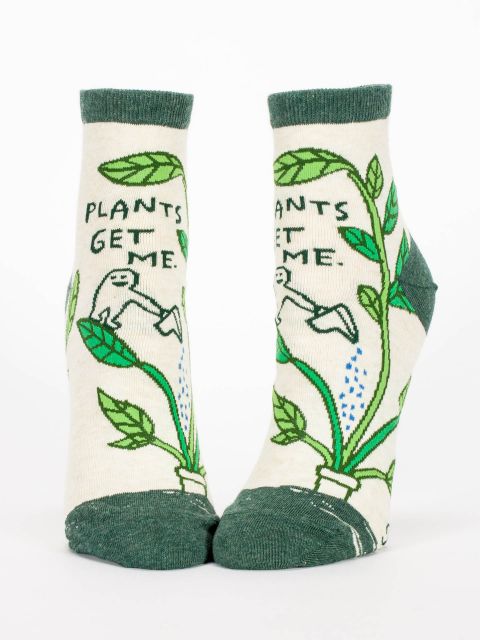 Blue Q Plants Get Me Women's Ankle Socks