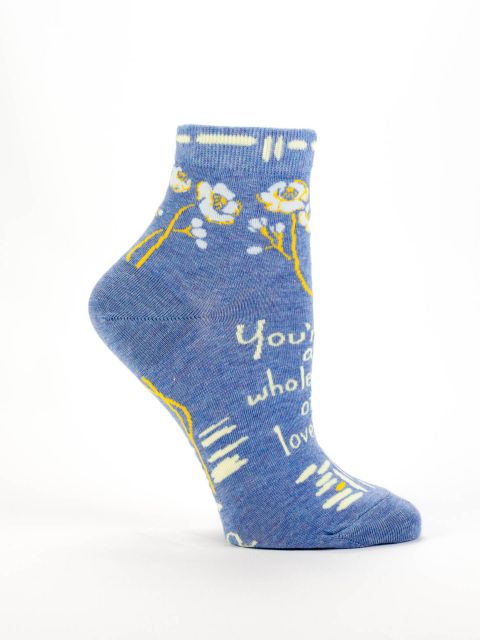 Blue Q Whole Lotta Lovely Women&#39;s Ankle Socks