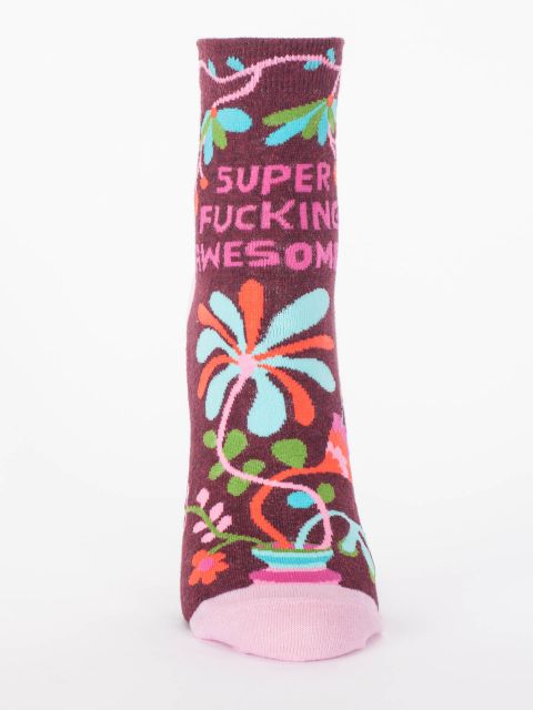 Blue Q Super Fucking Awesome Women's Ankle Socks