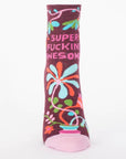 Blue Q Super Fucking Awesome Women's Ankle Socks