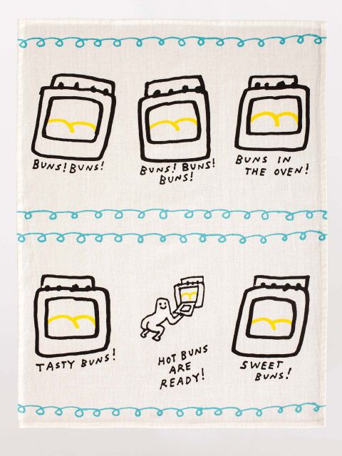 Hot Buns Are Ready - Dish Towel | JV Studios Boutique