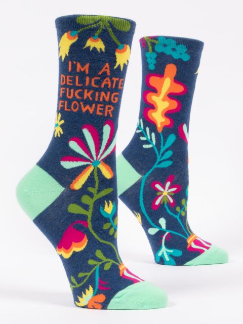 I&#39;m A Delicate F*cking Flower Socks - Women