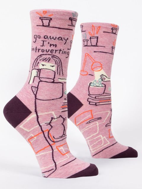 Go Away, I&#39;m Introverting Socks - Women
