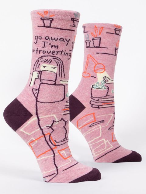Go Away, I'm Introverting Socks - Women