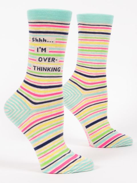 Shhh... I'm Overthinking Socks - Women