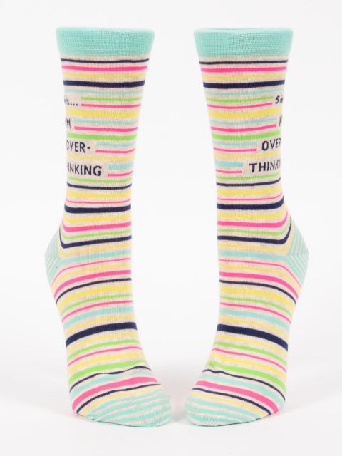 Shhh... I'm Overthinking Socks - Women
