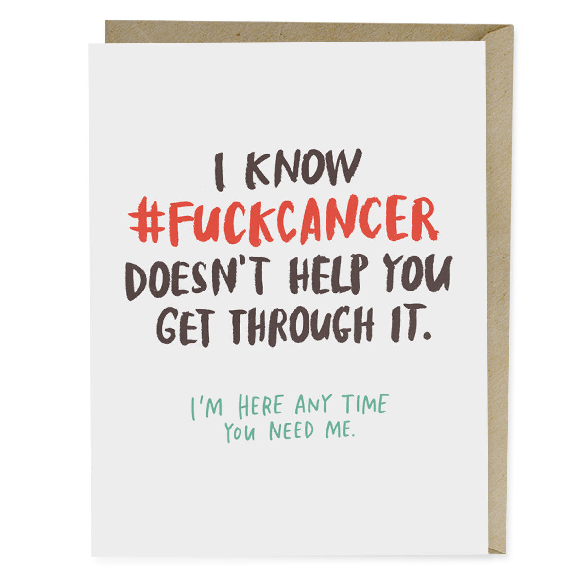 Fuck Cancer - Greeting Card