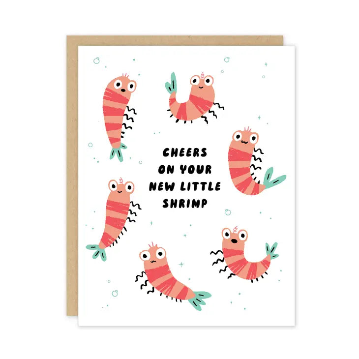 Baby Shrimp - Greeting Card