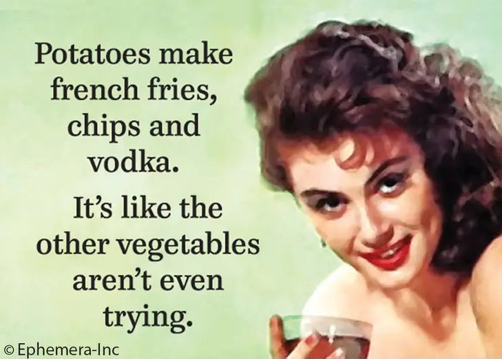 French Fries, Chips, and Vodka | Magnet