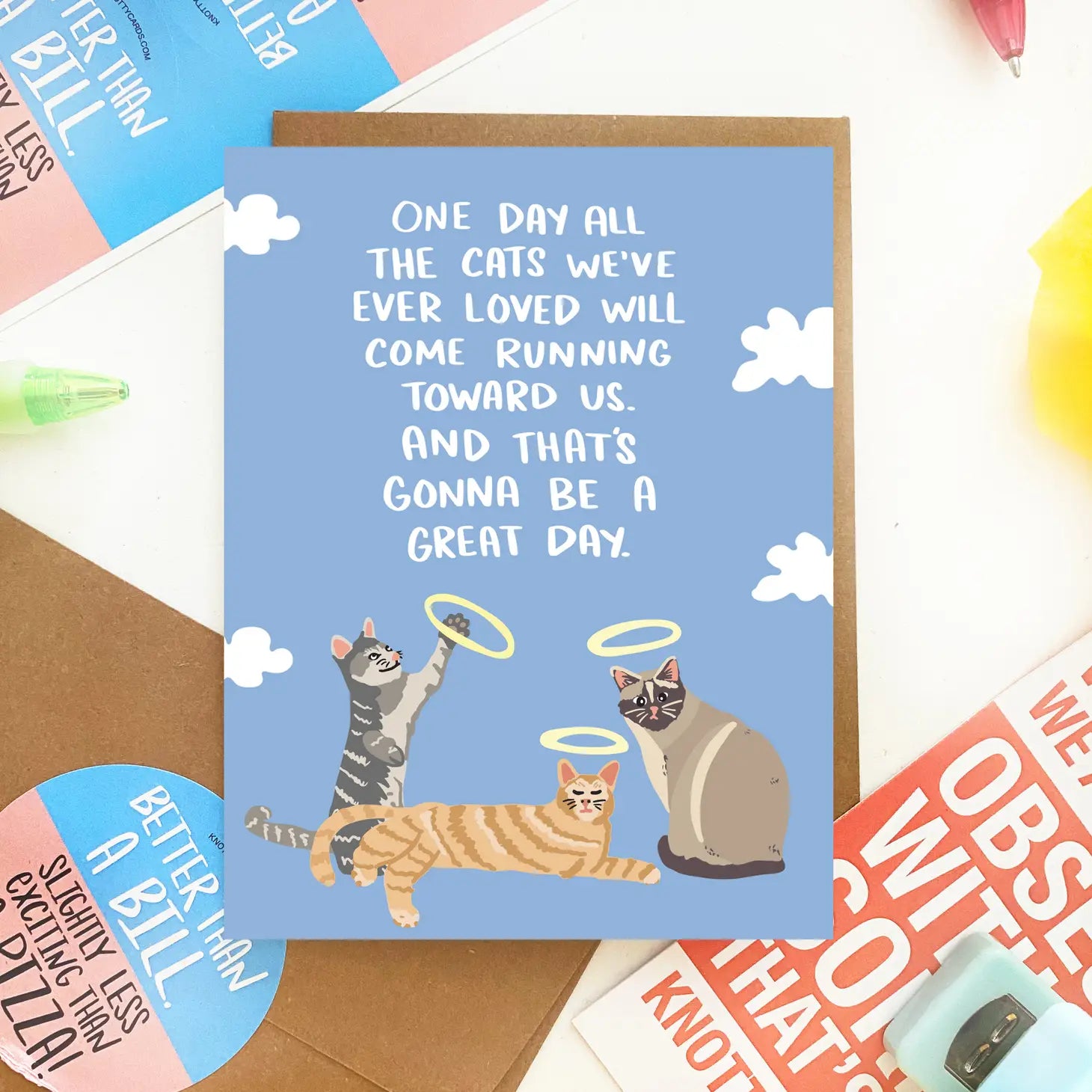 Cat Loss Sympathy - Greeting Card