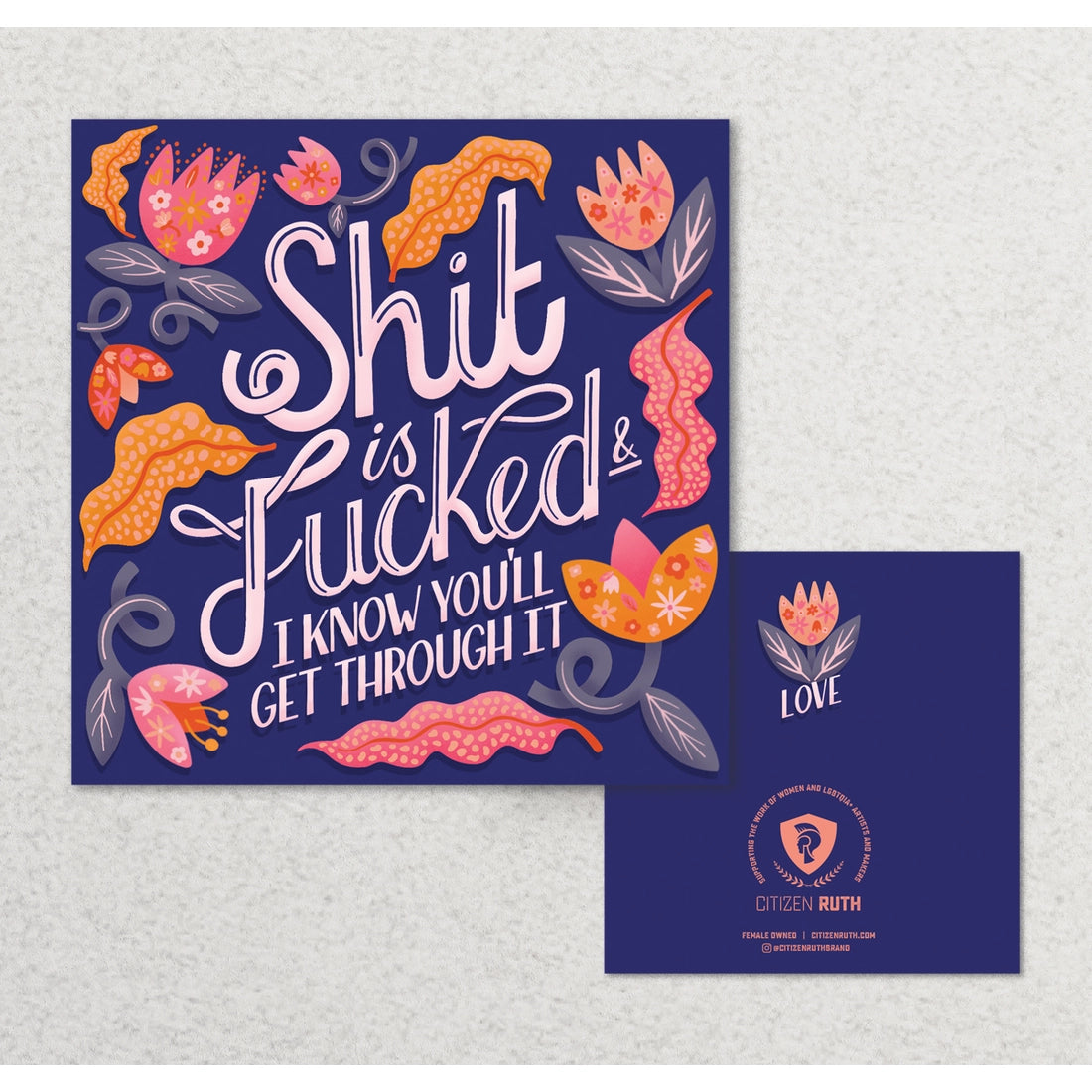 Shit Is F*cked - Greeting Card