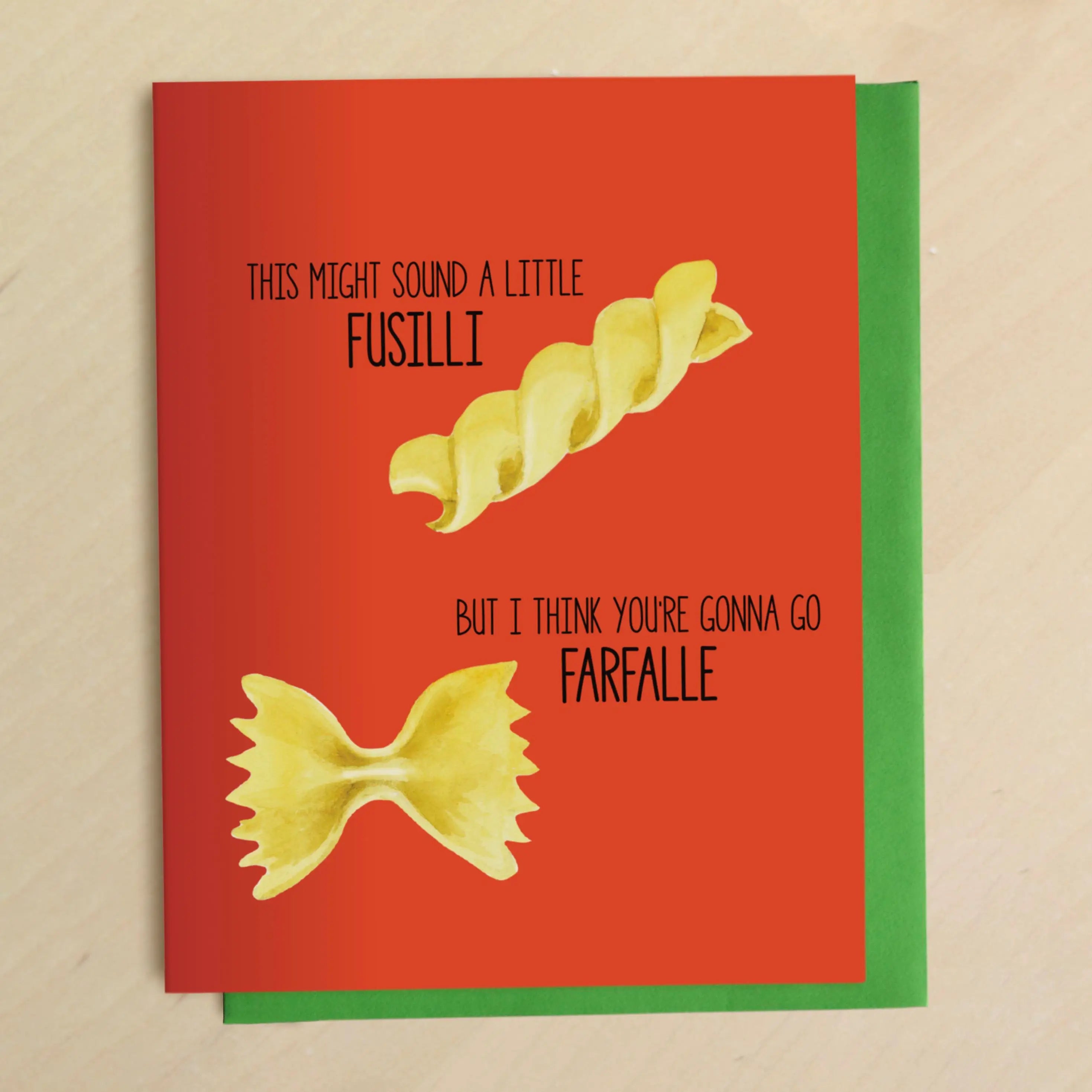Pasta Congratulations - Greeting Card