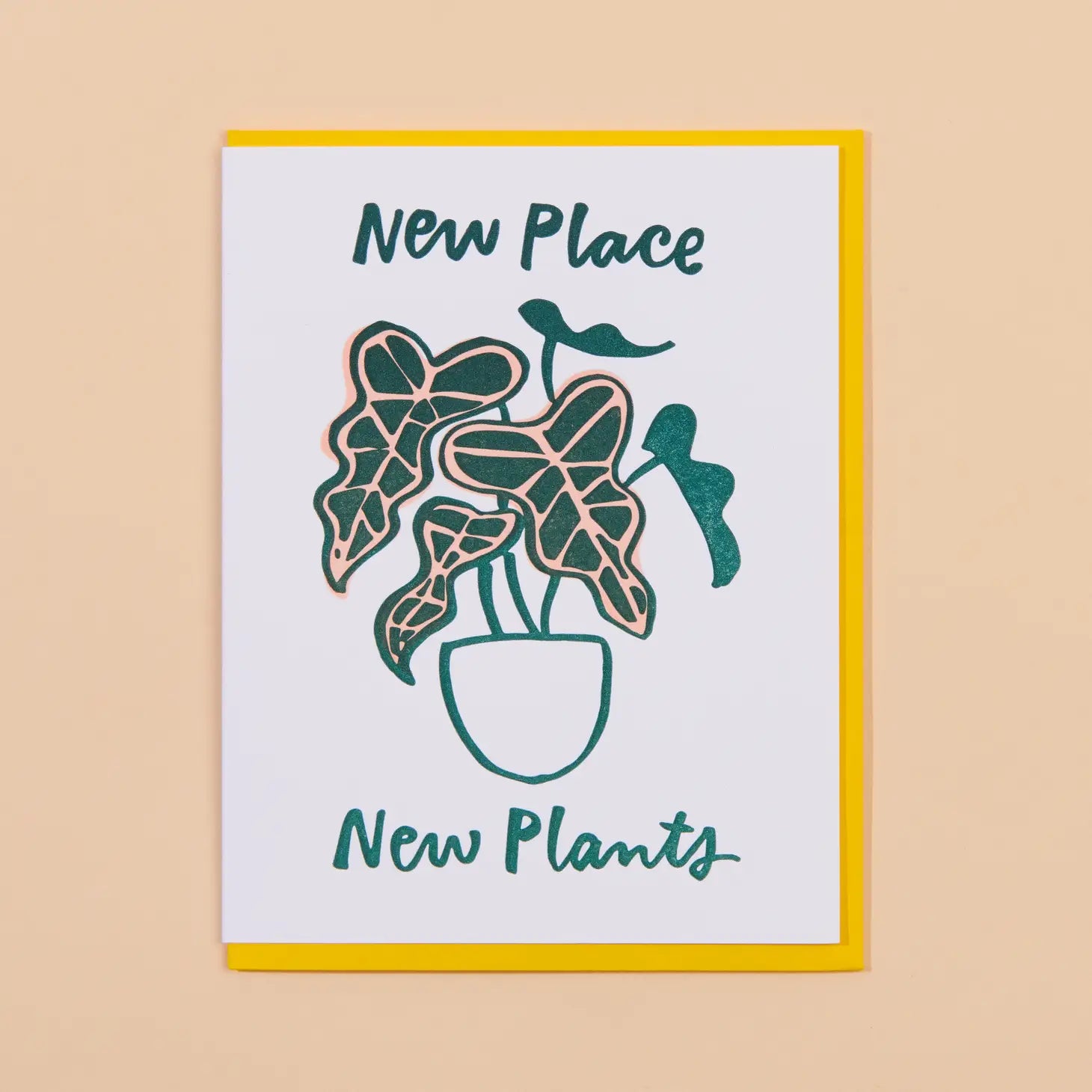 New Place, New Plants - Greeting Card