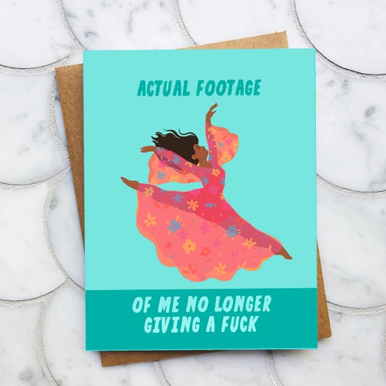 Not Giving a F - Greeting Card