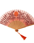 Small Folding Fan: Peachy Orange