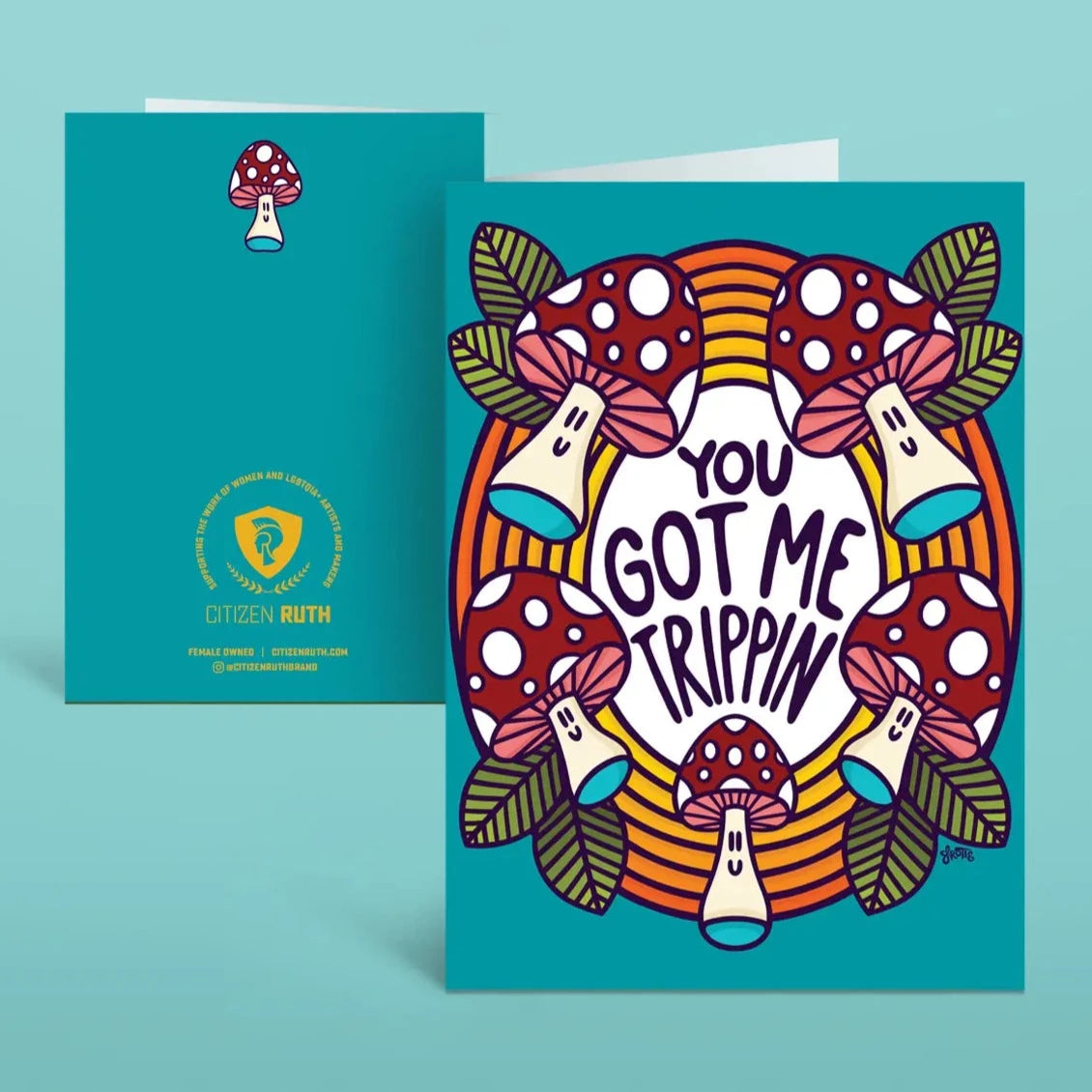 You Got Me Trippin - Greeting Card