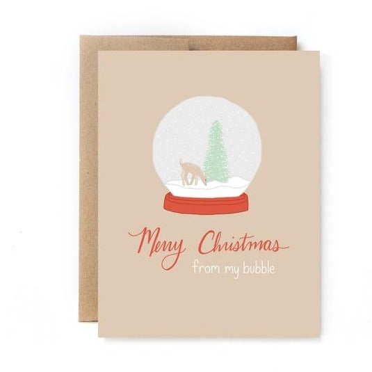Christmas Bubble - Greeting Card