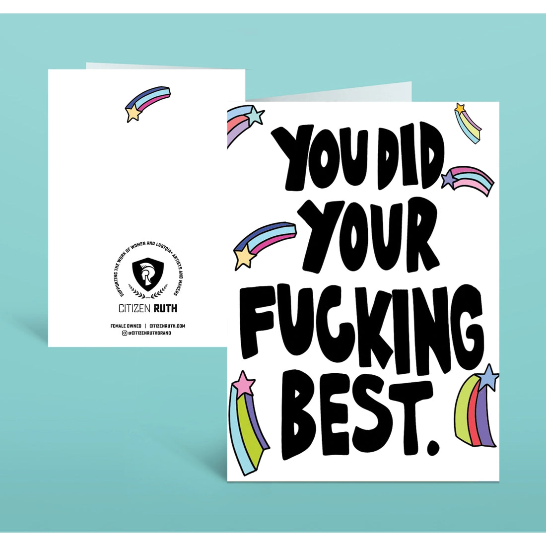 Did Your F*cking Best - Greeting Card