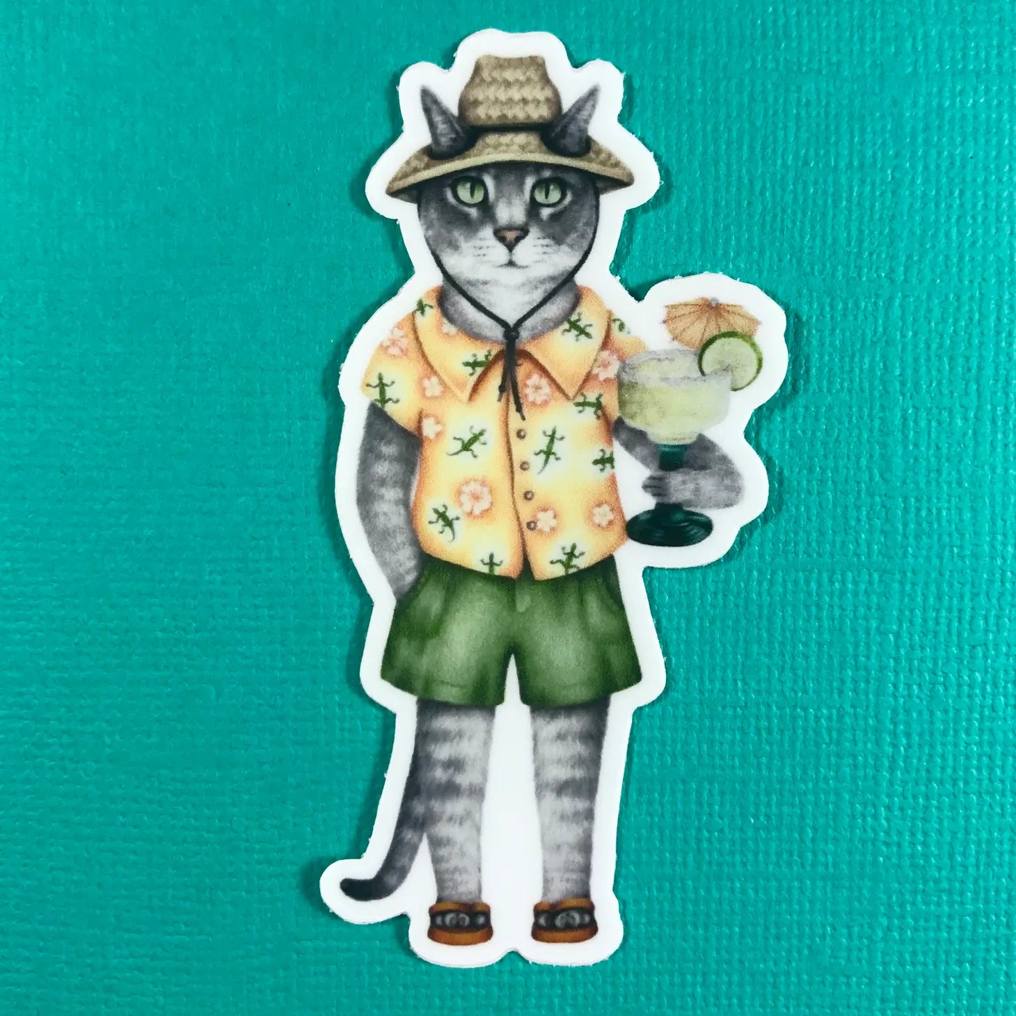 Cat With Margarita | Sticker