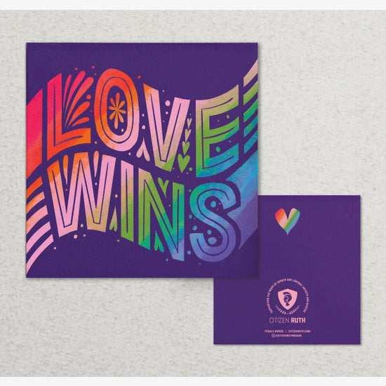 Love Wins - Greeting Card